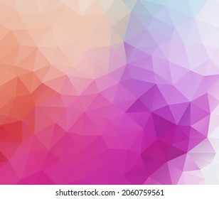 Vektorhintergrund aus Polygonen, abstrakter Hintergrund, Tapete