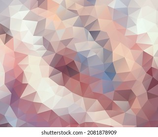 Fondo vectorial de polígonos, fondo abstracto, papel tapiz