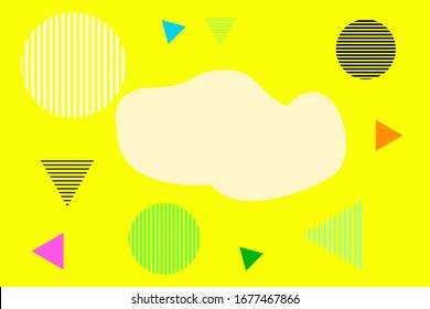 Vector background with pop art design