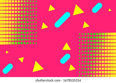 Antecedentes vectoriales de diseño de arte pop, fondo de estilo de arte pop