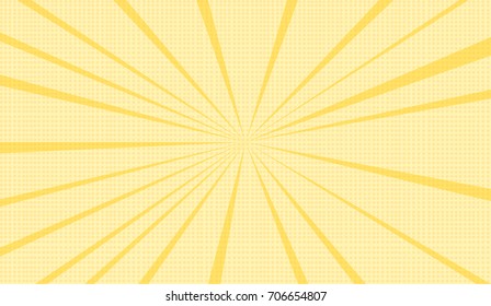 Vector background in pop art retro style.