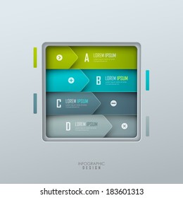 Vector background for presentation or infographic