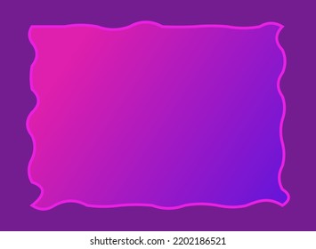 vector background: purple abstract background, with a square with gradient colors from purple to pink. space for text