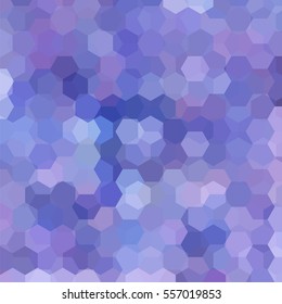 Vector background with purple, violet, blue  hexagons. Can be used in cover design, book design, website background. Vector illustration