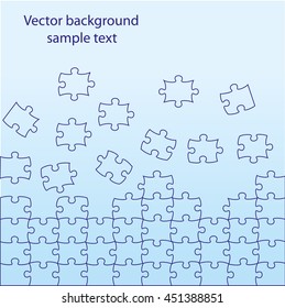 vector background puzzle