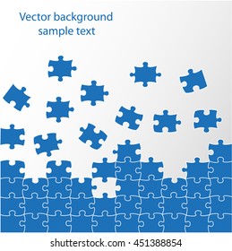 vector background puzzle