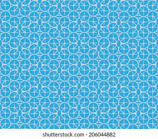 Vector background for quadrocopter. Vector pattern with gray contour quadrocopters on blue background.