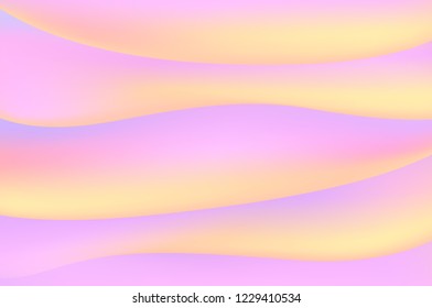 vector background with rainbow mesh. Mystical universe banner in princess colors. Fantasy gradient with hologram. Holographic unicorn background with magic sparkles, stars and blurs. art
