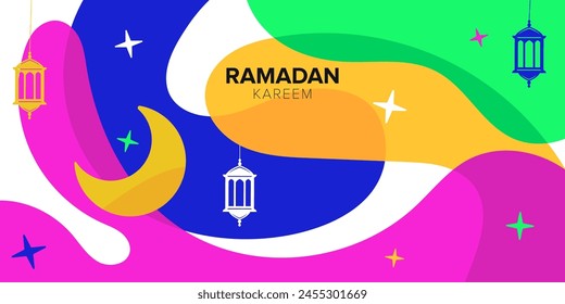 Vektorgrafik Hintergrund für Ramadan Grußkarte Design