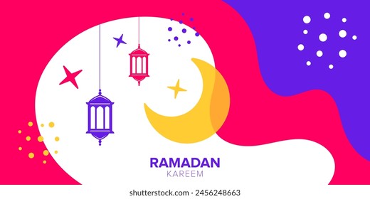 vector background for ramadan greetings card design collection