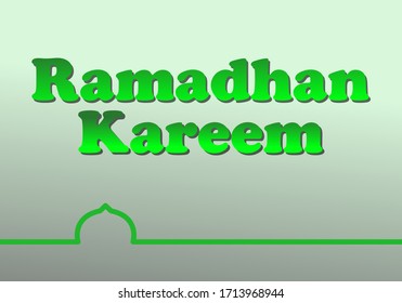Antecedentes vectoriales de Ramadhan Kareem. Sencillo trasfondo