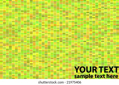 Vector background in random green colors