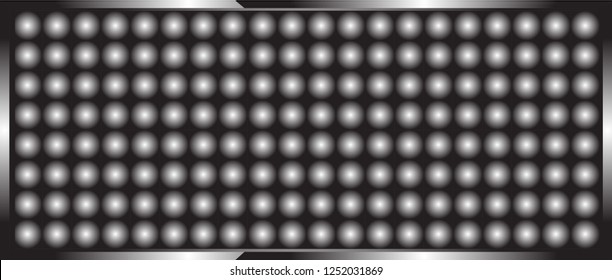 Vector background, rectangular steel plate, geometry, 3d