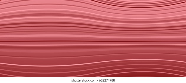 Vector background of red bands in abstract wave form