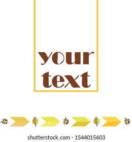 Vector background with red, orange, brown and yellow falling autumn leaves.