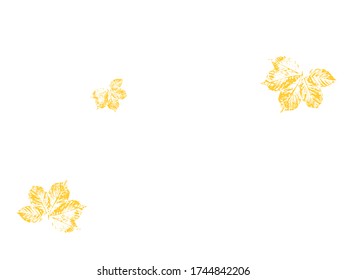 Vector background with red, orange, brown and yellow falling autumn leaves. Canadian symbol maple red orange gold dry autumn leaves.  Stylish tree foliage vector october seasonal background.