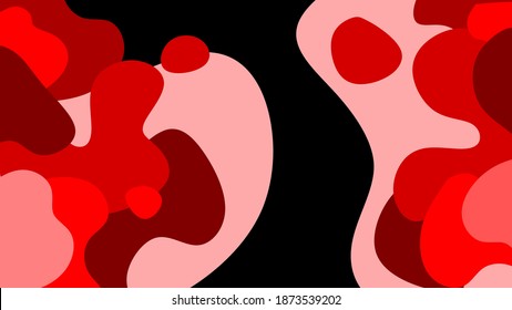 A vector background in reddish tones, with abstract bubble shapes, perfect for bold, modern themed design elements