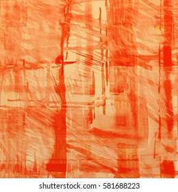 Vector background. Red-orange watercolor splash. eps 10