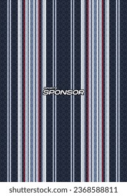 Vector Background Retro Striped for Sport Jersey Sublimation Pattern Texture