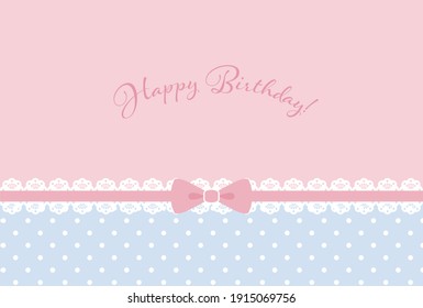 vector background with a ribbon and lace for banners, cards, flyers, social media wallpapers, etc.