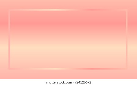 Vector background with rose gold texture.