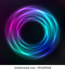 vector background, round frame, abstract background, wallpaper