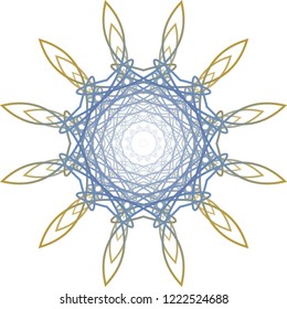 Vector background round. Round Ornament Pattern. decorative elements. Vector illustration