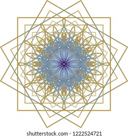 Vector background round. Round Ornament Pattern. decorative elements. Vector illustration