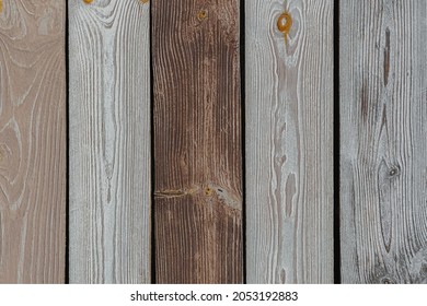 Vector background with row of colored wooden planks.