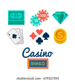 Vector background for royal casino