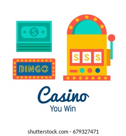 Vector background for royal casino