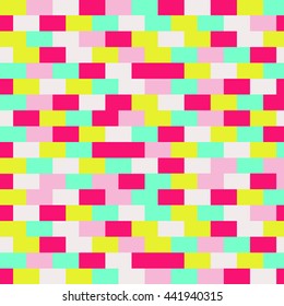 Vector background - seamless. colorful rectangle texture.