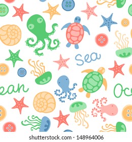 Vector background seamless pattern