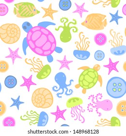 Vector background seamless pattern