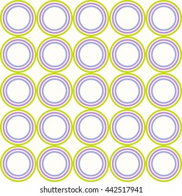 Vector background seamless pattern with color circles for your design