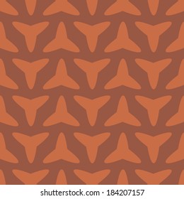 vector background,  seamless pattern with dar orange elements