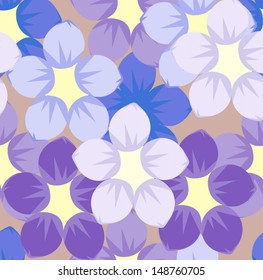 Vector background  seamless pattern floral