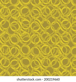 vector background, seamless pattern with green and yellow elements, geometric design, vector illustration