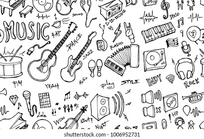 Music Icons Hand Drawn Images Stock Photos Vectors Shutterstock