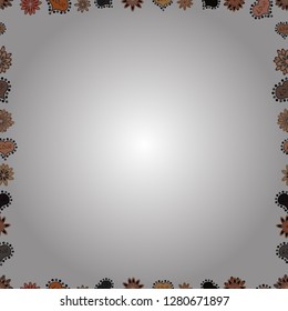 Vector Background seamless pattern with hand drawn Frame doodle. Seamless. Doodle frame consists of beige, white and neutral border.