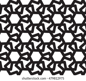 Vector background seamless pattern. Modern stylish texture. Simple geometric ornament