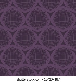 vector background,  seamless pattern with violet and yellow  elements