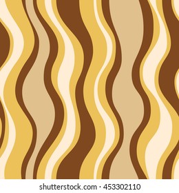 Vector background seamless pattern with wavy stripes for your design