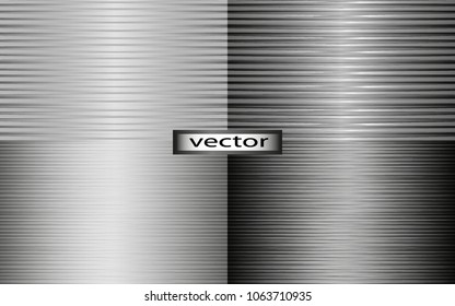 Vector. background, seamless, silver colored, metallic, shimmer stripes with a gradient, illustration