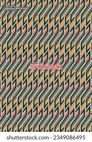 Fondo vectorial Gémetric de deportivo sin problemas para el patrón de sublimación de Jersey deportivo Textura