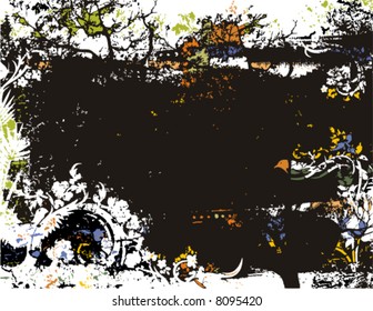 Vector background series with grunge details.