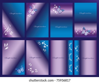 vector background set