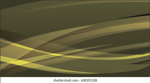 Vector background set of colorful flowing abstract lines