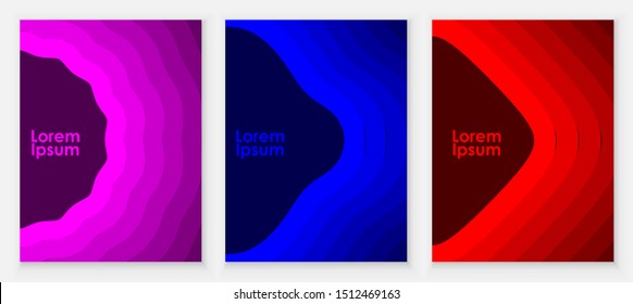 Vector background in several colors with geometric shapes.