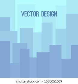 Vector background, shapes, colors, polygons, pattern, mosaic Building layout in blue